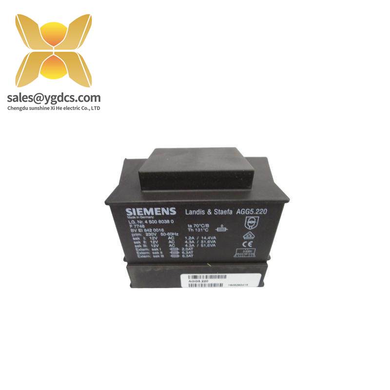 SIEMENS AGG5.220 Mains transformer, for LMV5 system