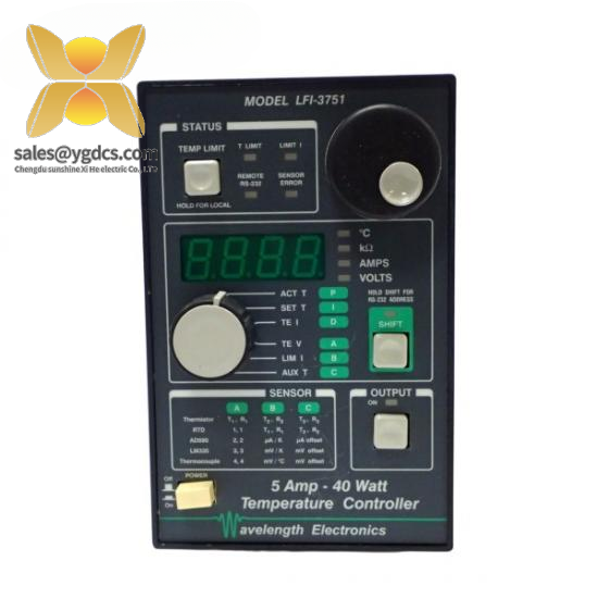 WAVELENGTH ELECTRONICS LFI-3751 TEMPERATURE CONTROLLER