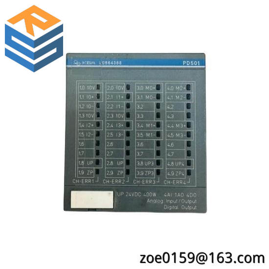 1SAP260100R3001 PD501-4CH  Analog I/O Module  ABB