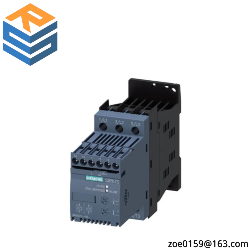 SIEMENS 3RW3 014-1BB14 3RW30 S00 6,5A 480V 110-230V screw