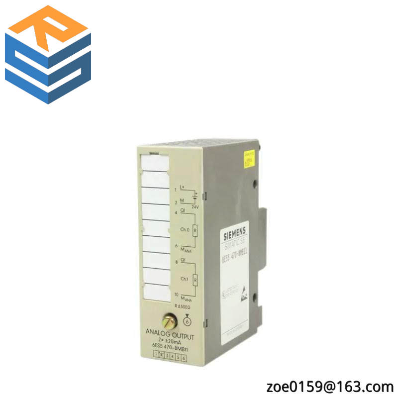 SIEMENS 6ES5470-8MB11 Analog Output Module