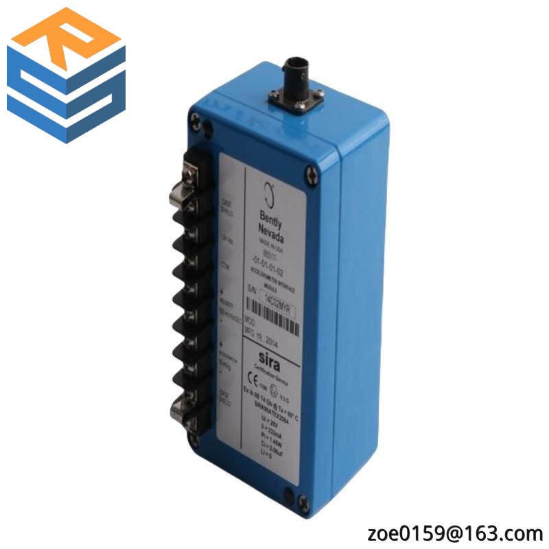 BENTLY NEVADA 86517-01-01-01-02 Accelerometer Interface Module