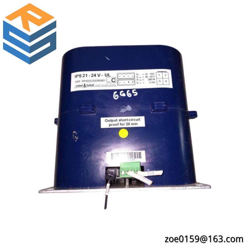 ABB 3BHE032593R0001 ISOLATED POWER SUPPLY