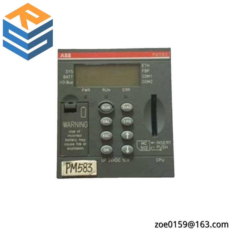 ABB AC500 CPU PM583-ETH High performance modular