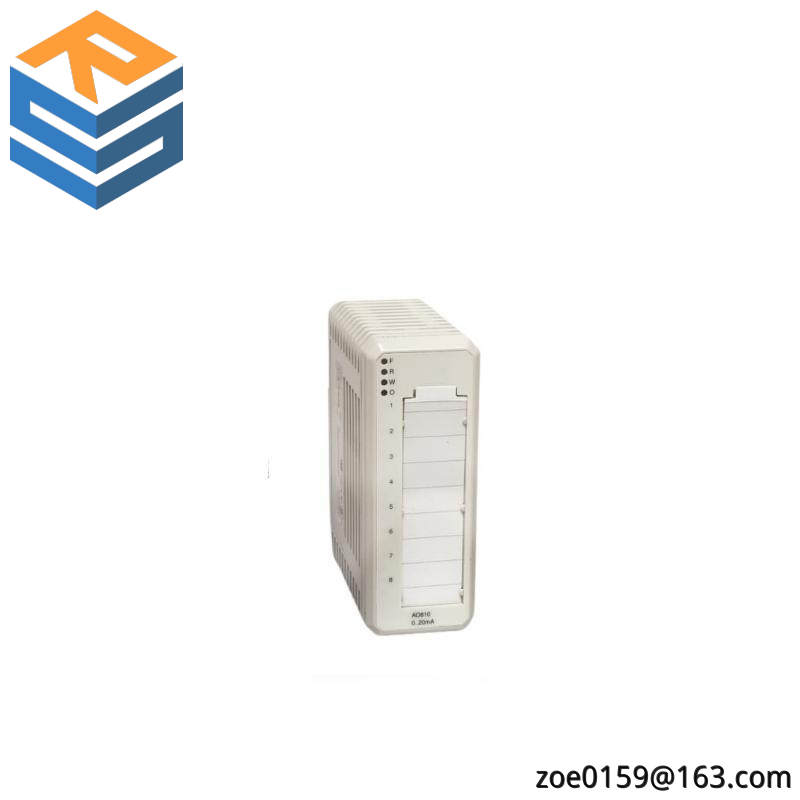 ABB AO810 3BSE008522R1 AO810 Analog output 1x8 ch