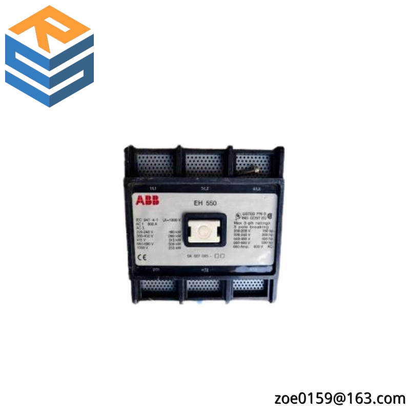 ABB EH550G 3P CONT.110VDC W/RECT.120V