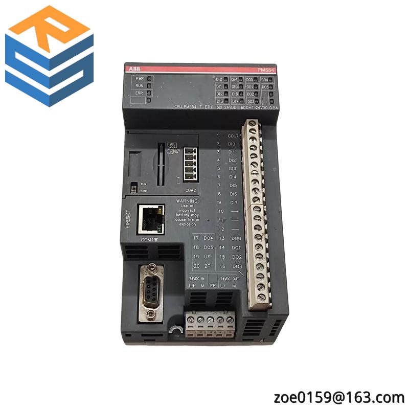 ABB PM554-T-ETH A0 PLC Automation CPU