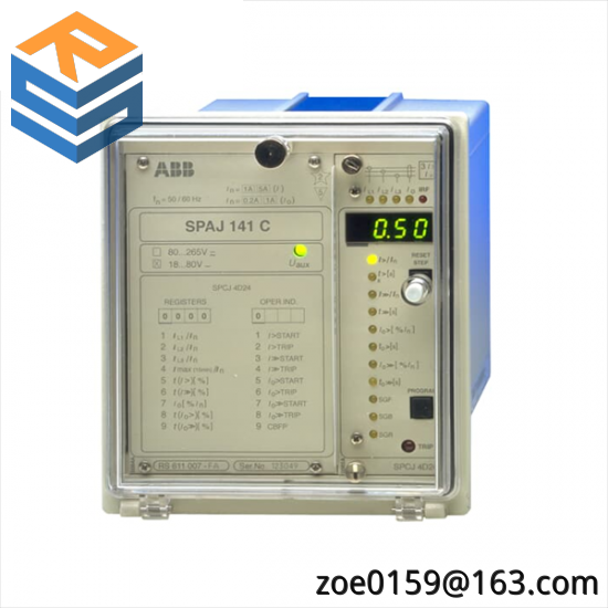 ABB SPAJ 141C RS611007-AA Earth-fault relay