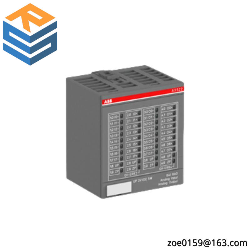 ABB AX522 8AI/8AO Power supply module