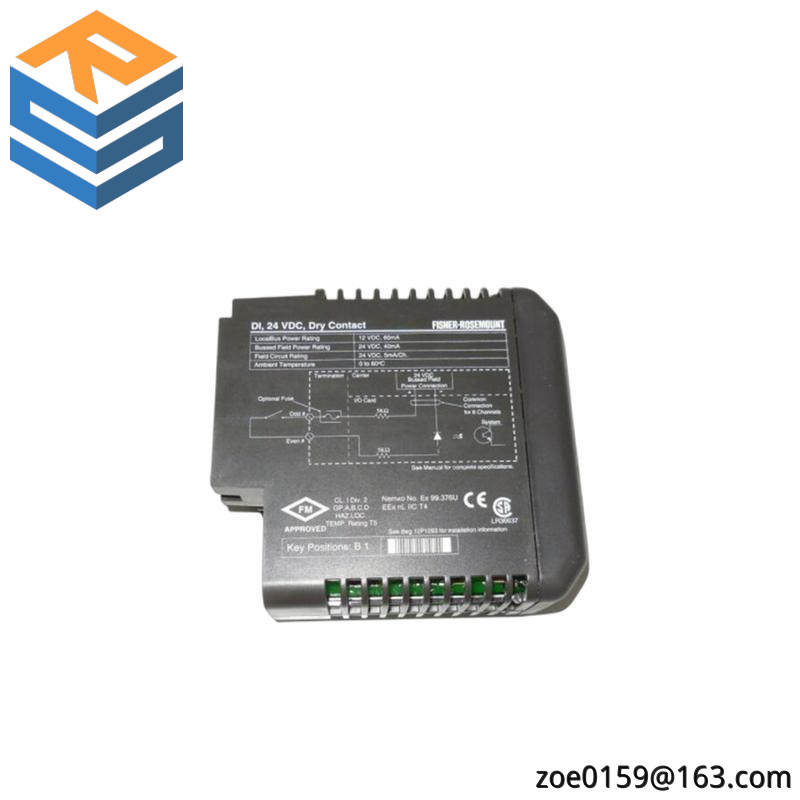 Emerson KJ3001X1-BB1 12P0550X132 VE4001S2T2 Contact Card
