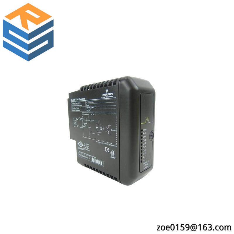 Emerson KJ3001X1-CA1 12P1980X062 DISCRETE INPUT MODULE