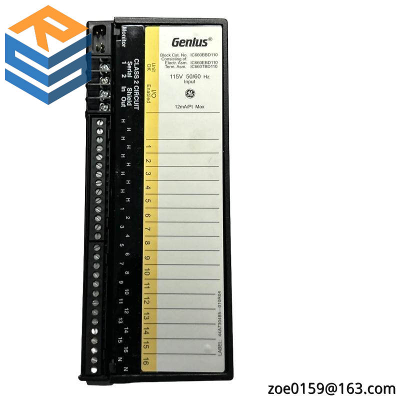 GE IC660BBD110 Discrete input block