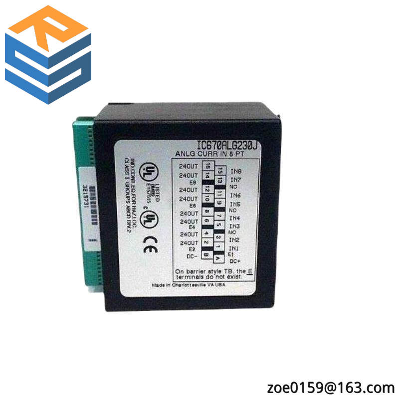 GE IC670ALG230 Analog Input Current 8 Channel Module