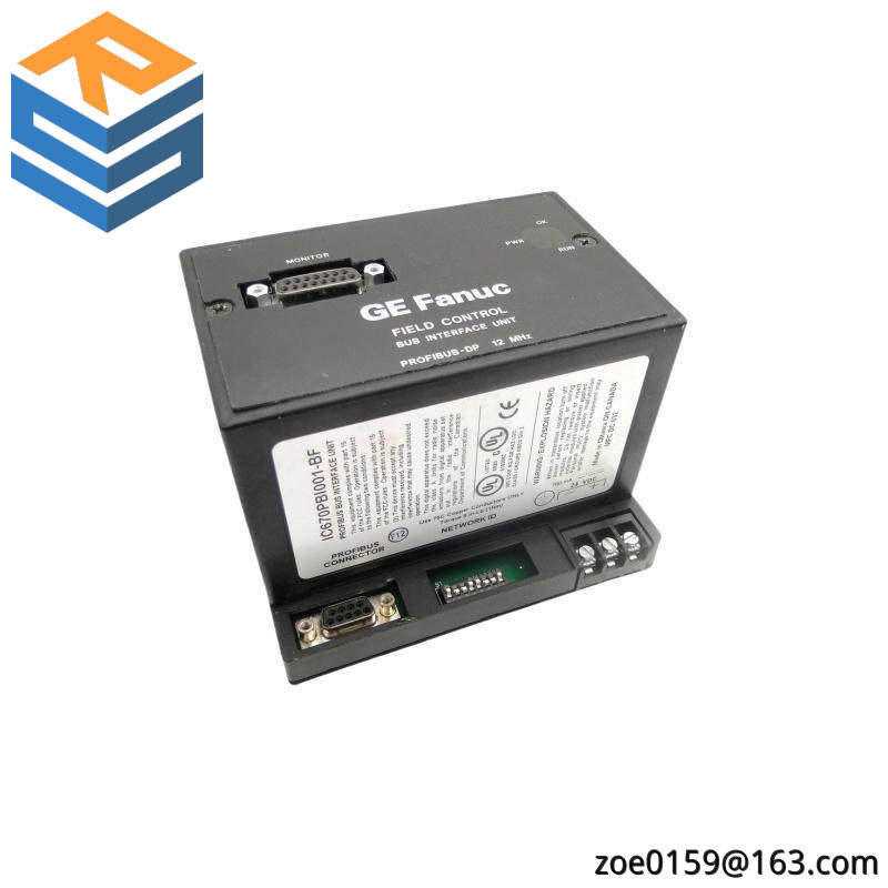 GE Fanuc IC670PBI001 Profibus Bus Interface Unit