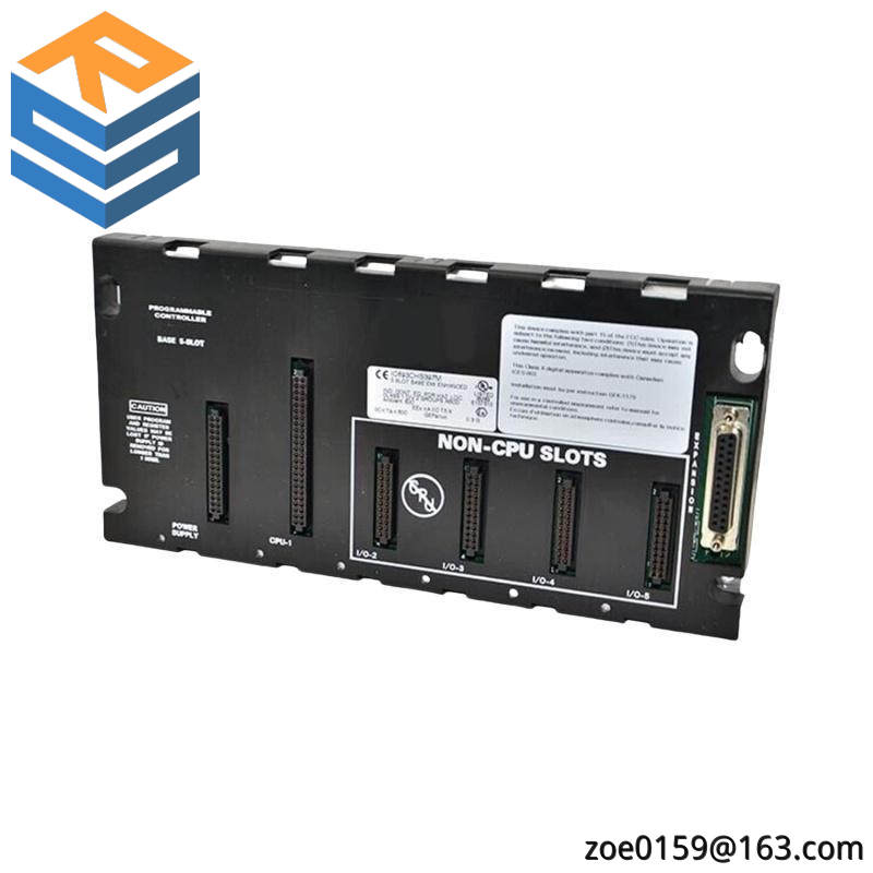 GE IC693CHS397 5-slot modular CPU baseplate