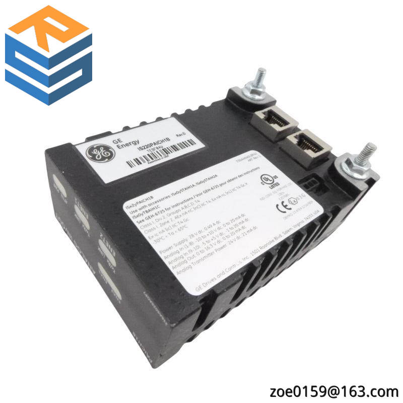 GE IS220PAICH1B 10 analog input and 2 analog outputs