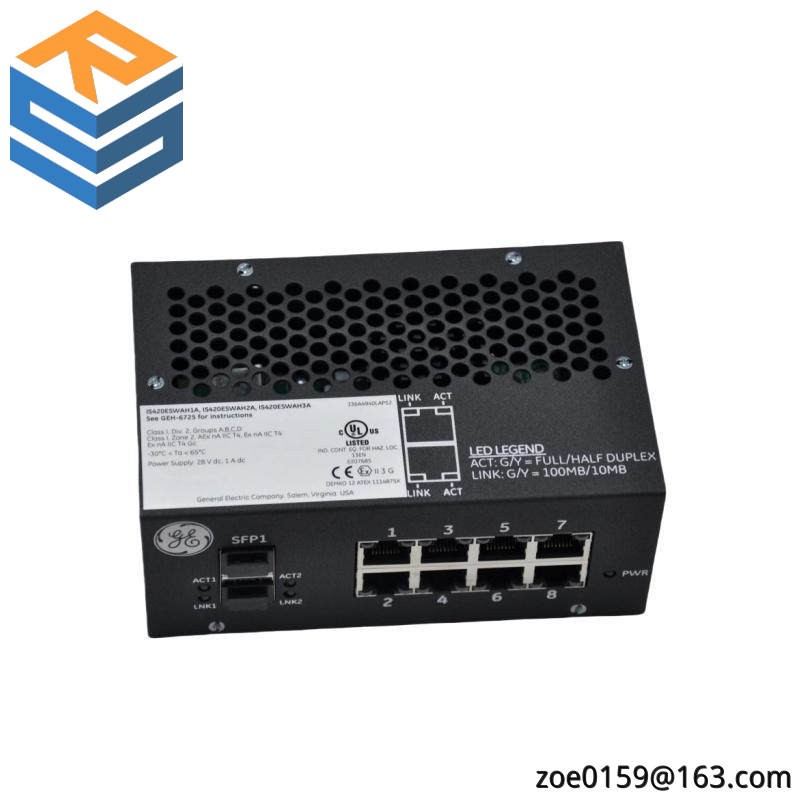 GE IS420ESWAH3A Mark VIe IONet Switch