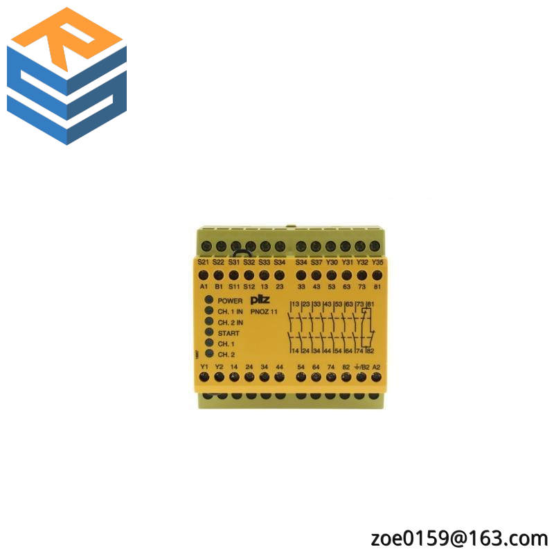 PILZ PNOZ 11 Series Dual-Channel Safety Switch/Interlock Safety Relay