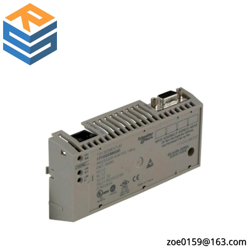 Schneider 171CCC98030 PROCESSOR MODULE W/ ETHERNET