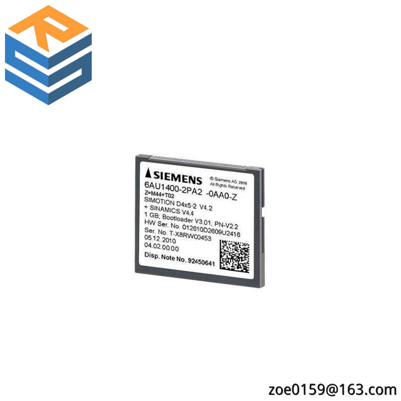 SIEMENS 6AU1400-2PA02-0AA0 1 GB Compact Flash Card