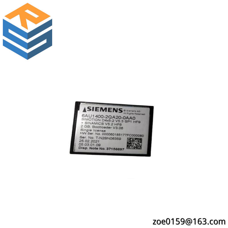 SIEMENS 6AU1400-2QA20-0AA0 Compact Flash Card
