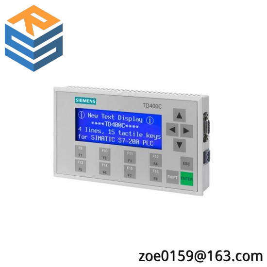 SIEMENS 6AV6 640-0AA00-0AX0 TD400C text display