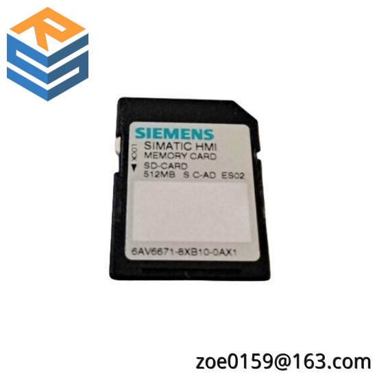 Siemens 6AV6 671-8XB10-0AX1 SIMATIC SD memory card