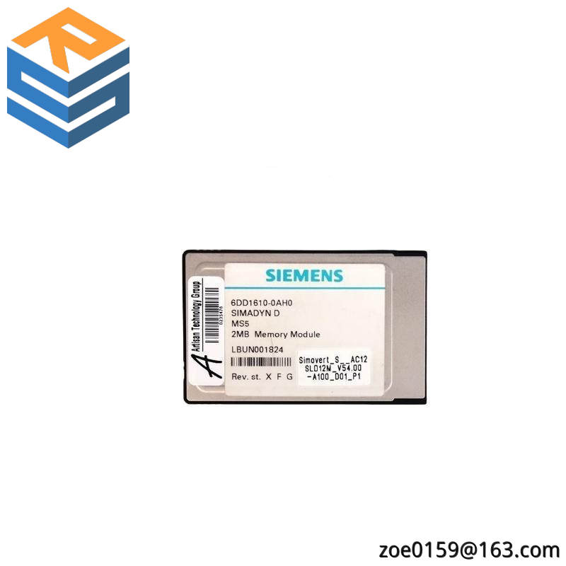 SIEMENS 6DD1610-0AH0 SIMADYN D Memory Submodule