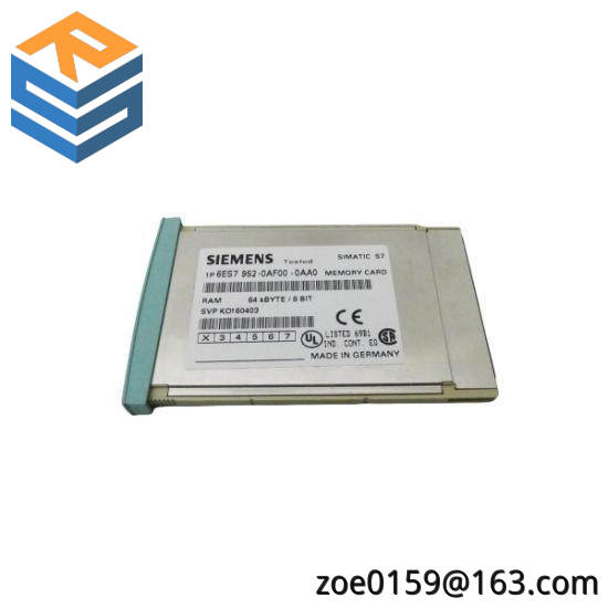 Siemens 6ES7 952-0AF00-0AA0  RAM Memory Card - 4MB