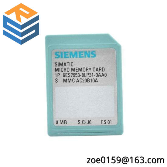 Siemens 6ES7 953-8LP31-0AA0  Memory Card