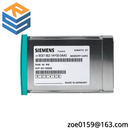 Siemens 6ES7 955-2AM00-0AA0  RAM Memory Card - 4MB