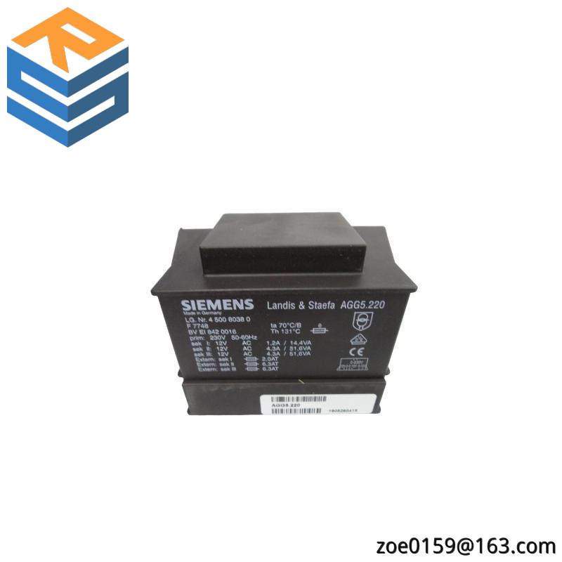 SIEMENS AGG5.220 Mains transformer, for LMV5 system