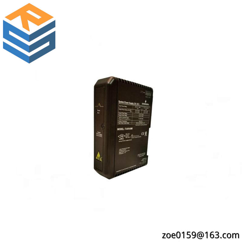 EMERSON VE5009 KJ1501X1-BC3 12P3935X022 Enhanced System Power Supply