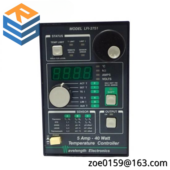 WAVELENGTH ELECTRONICS LFI-3751 TEMPERATURE CONTROLLER