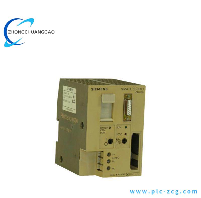 SIEMENS 6ES5100-8MA11 CPU 100 Processor Module