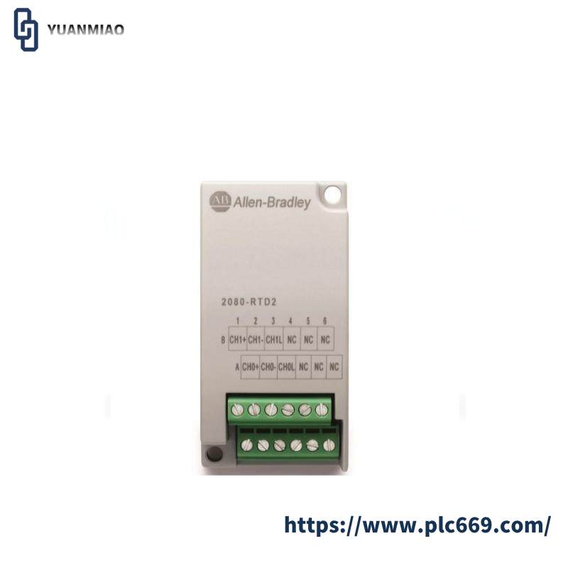 AB 2080-RTD2 Resistance Thermometer Detector Inputs