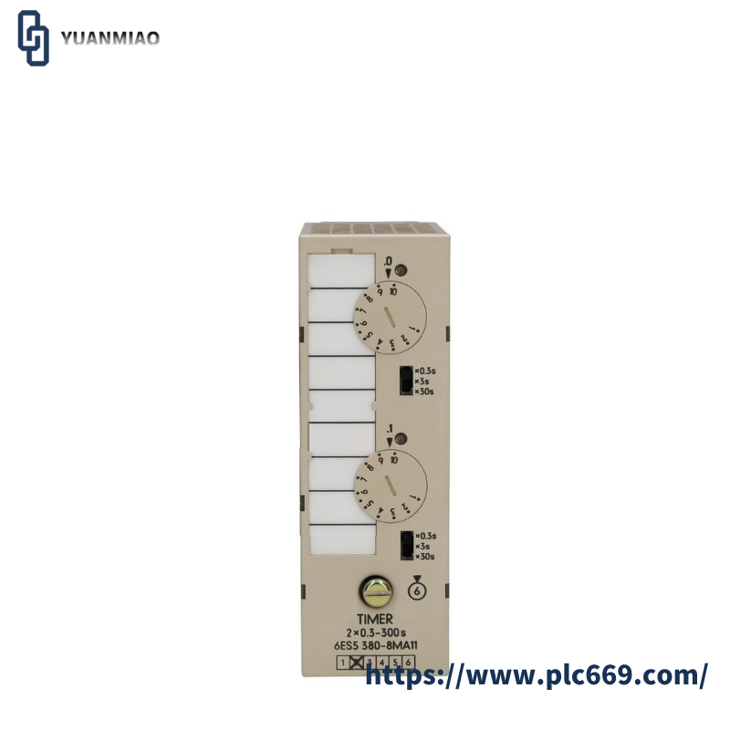 SIEMENS 6ES5380-8MA11 Timer Module