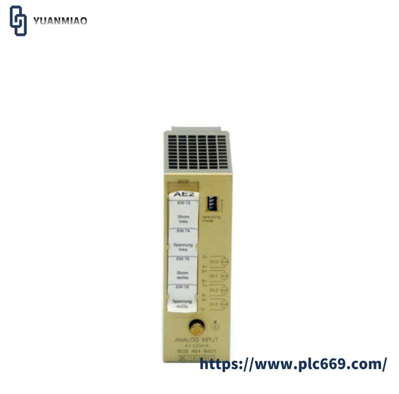 SIEMENS 6ES5464-8MF21 Analog Input Module