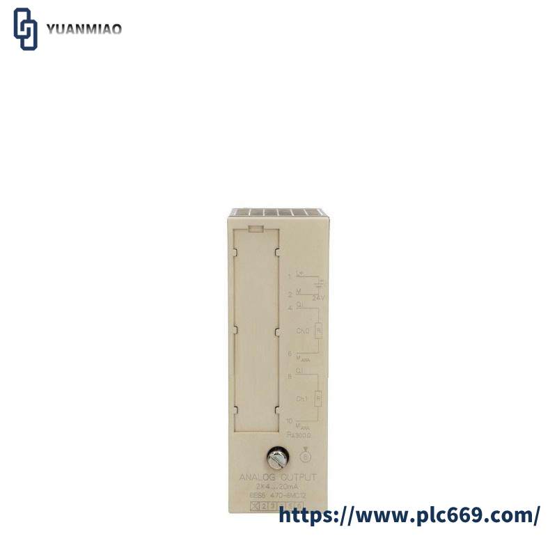 SIEMENS 6ES5470-8MC12 Analog Output Module