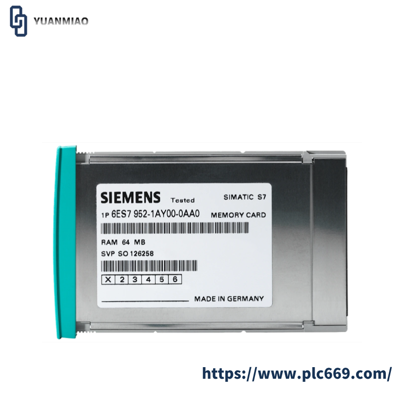 SIEMENS 6ES7952-1AM00-0AA0 RAM MEMORY CARD