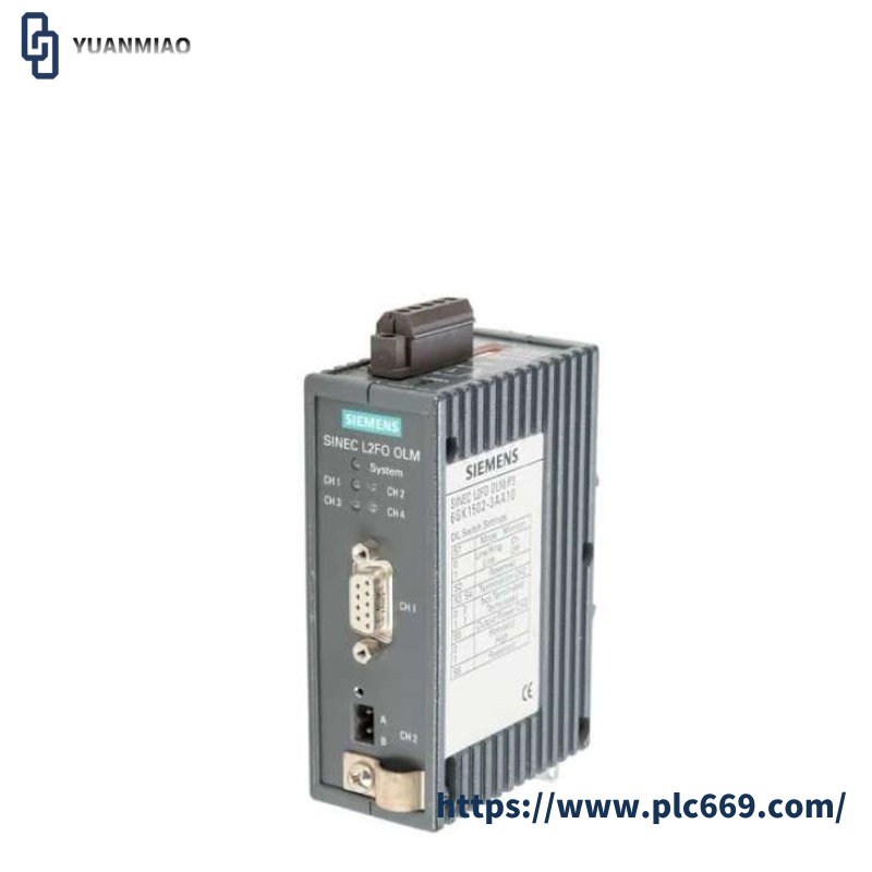 SIEMENS 6GK1 502-3AA10 OPTICAL LINK MODULE