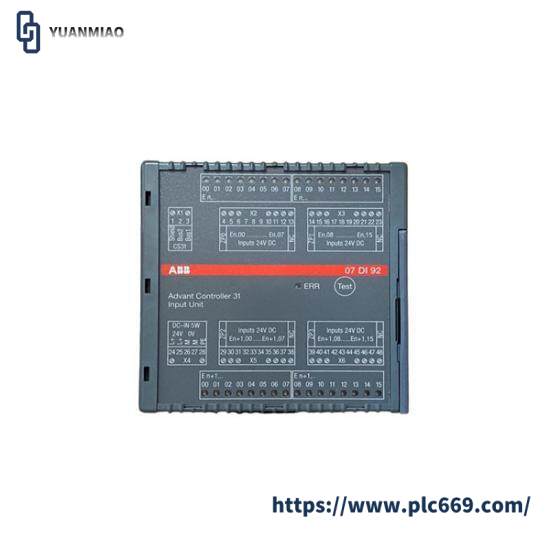 ABB 07DI92 WT92 GJR5252400R4101 Digital I/O module