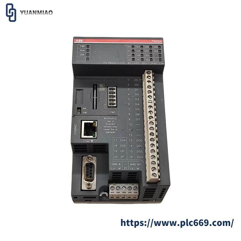 ABB PM554-T-ETH A0 PLC Automation CPU