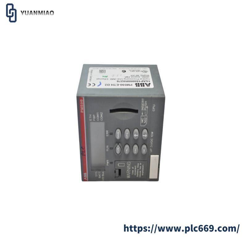 ABB PM590-ETH 1SAP150000R0270 controller module