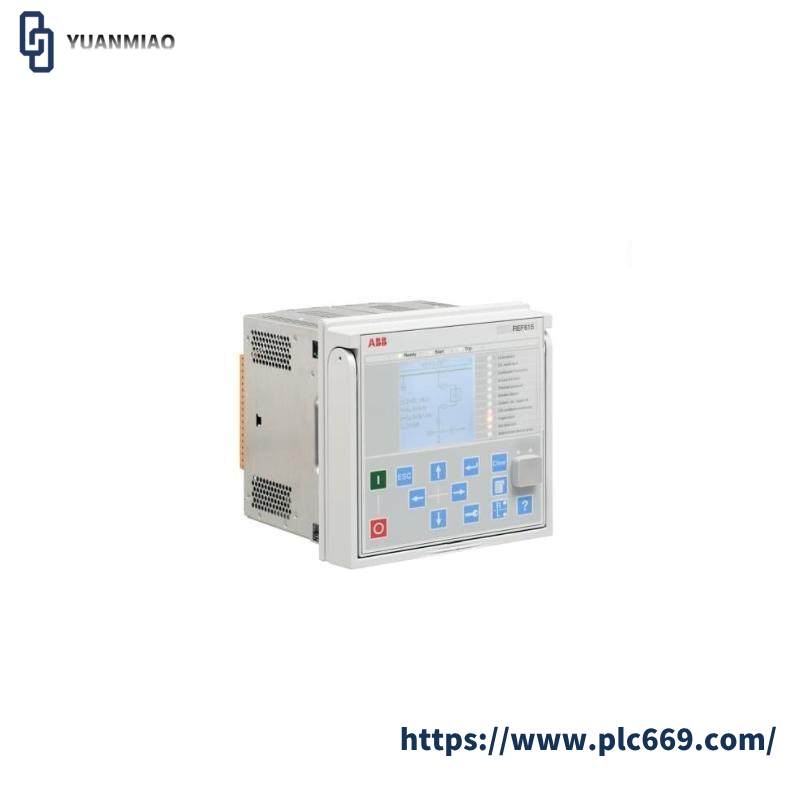 ABB REF615-C dedicated feeder relay perfectly aligned