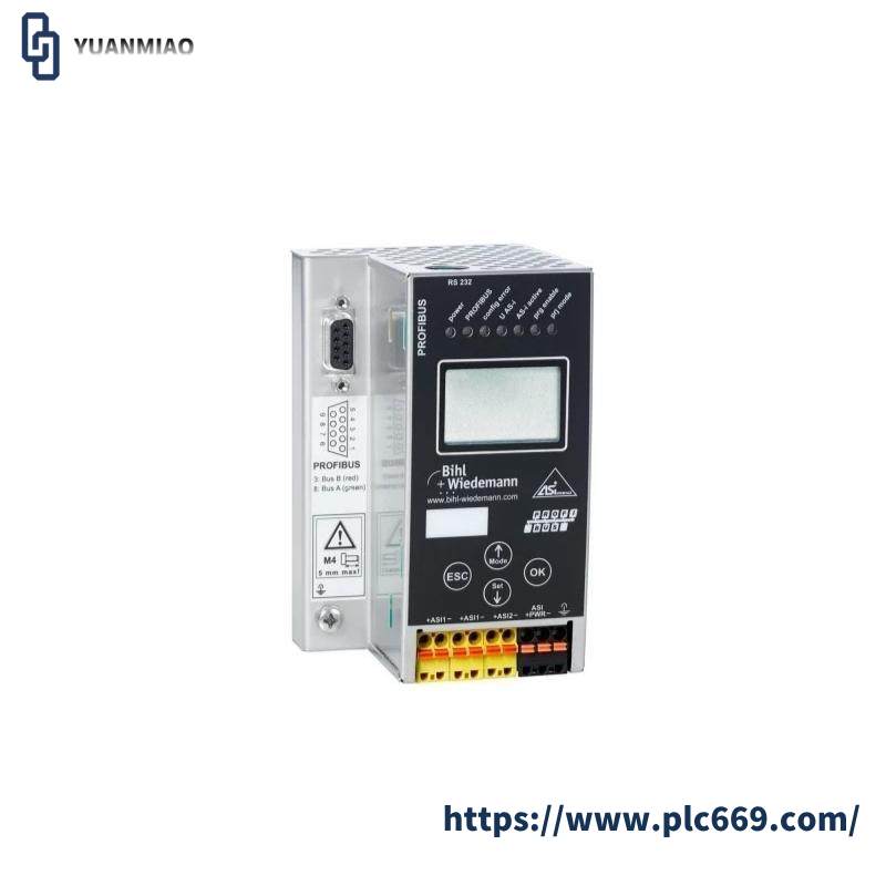 B+W BWU1569 AS-i 3.0 PROFIBUS Gateway in Stainless Steel, 2 masters