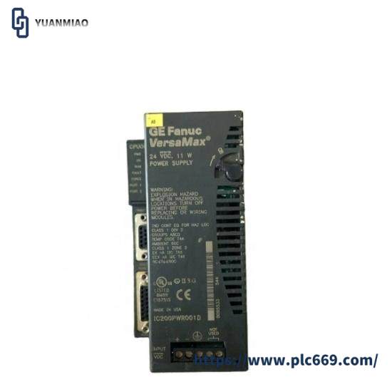 GE Fanuc IC200PWR001D  Versamax PLC