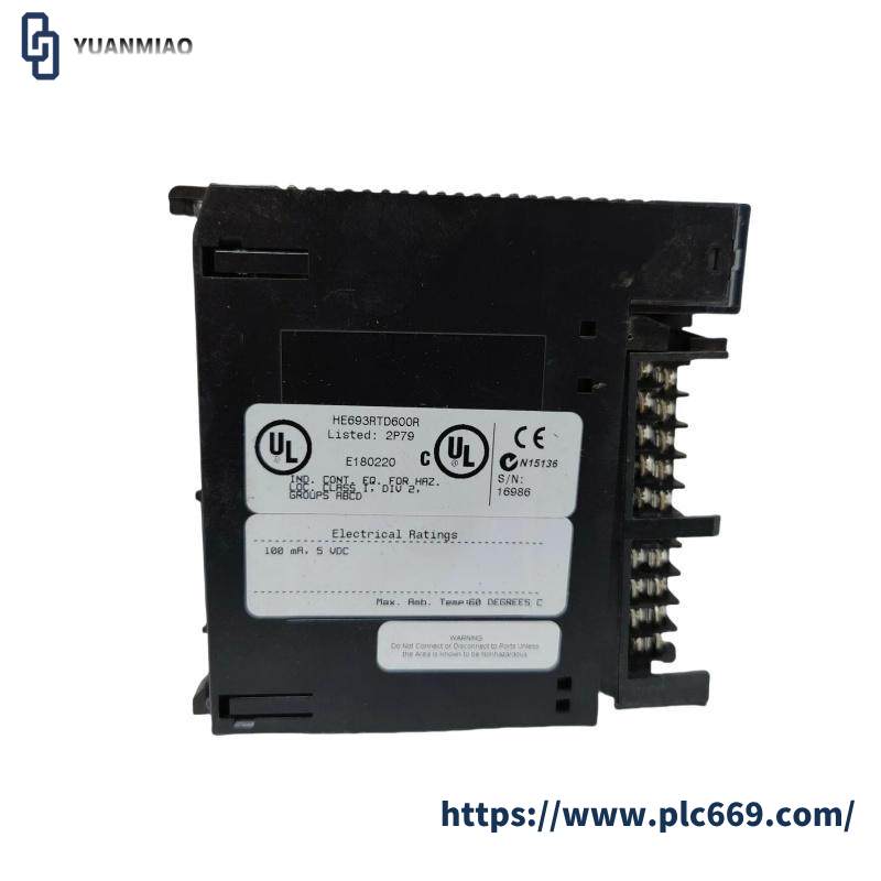 GE HE693RTD600R Input Module