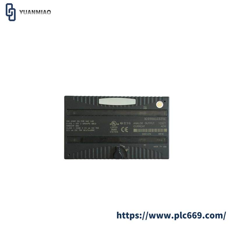 GE IC200ALG320 OUTPUT MODULE