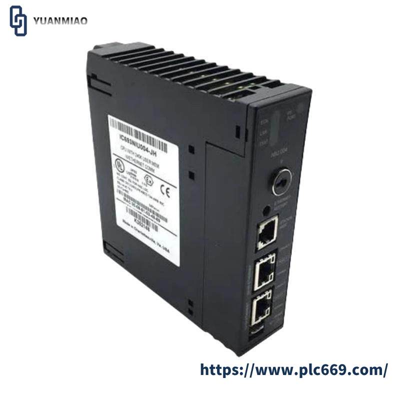 GE IC693NIU004  Ethernet Network Interface Unit